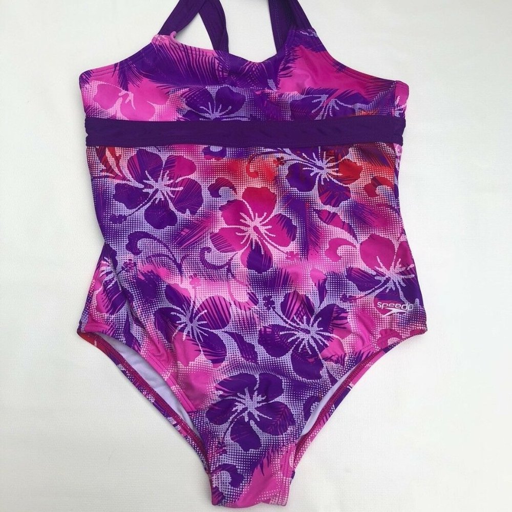 Speedo Girl Size14 One Piece Multi-Color swimwear